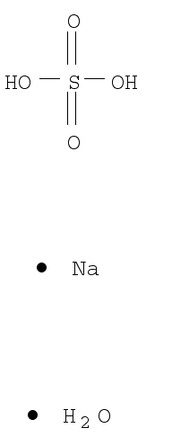 Sodium bisulfate monohydrate