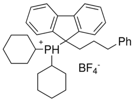 Dicyclohexyl[9-(3-phenylpropyl)-9-fluorenyl]phosphonium tetrafluoroborate