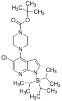tert-Butyl 4-(5-chloro-1-(triisopropylsilyl)-1H-pyrrolo[2,3-b]pyridin-4-yl)piperazine-1-carboxylate
