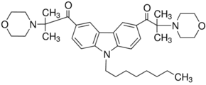 3,6-Bis(2-methyl-2-morpholinopropionyl)-9-octylcarbazole