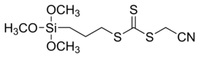Cyanomethyl [3-(trimethoxysilyl)propyl] trithiocarbonate