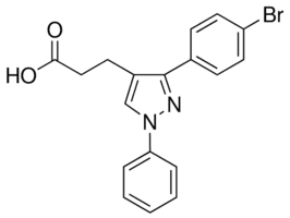3-(4-Bromophenyl)-1-phenylpyrazole-4-propionic acid