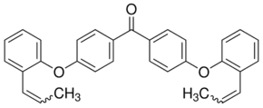 4,4′-Bis[2-(1-propenyl)phenoxy]benzophenone, mixture of cis and trans