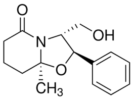 [2S-(2α,3β,8aβ)]-(+)-Hexahydro-3-(hydroxymethyl)-8a-methyl-2-phenyl-5H-oxazolo[3,2-a]pyridin-5-one