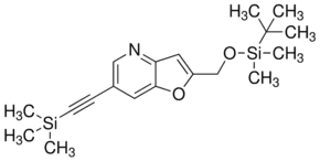 2-((tert-Butyldimethylsilyloxy)methyl)-6-((trimethylsilyl)ethynyl)furo[3,2-b]pyridine