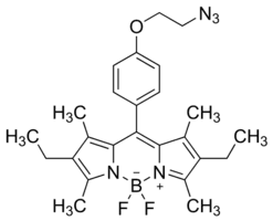 8-[4-(2-Azidoethoxy)phenyl]-2,6-diethyl-4,4-difluoro-1,3,5,7-tetramethyl-3a,4a-diaza-4-bora-s-indacene