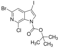 tert-Butyl 5-bromo-7-chloro-3-iodo-1H-pyrrolo[2,3-c]pyridine-1-carboxylate