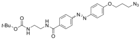 tert-Butyl 2-(4-{[4-(3-azidopropoxy)phenyl]azo}benzamido)ethylcarbamate