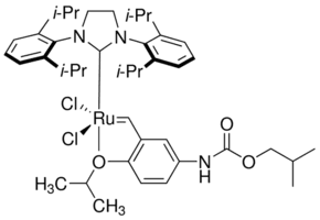 Dichloro[1,3-bis(2,6-diisopropylphenyl)imidazolidin-2-ylidene][(5-isobutoxycarbonylamino)-(2-isopropoxy)benzylidene]ruthenium(II)