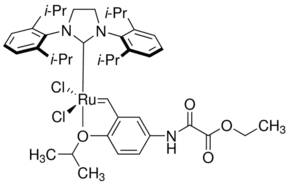 Dichloro[1,3-bis(2,6-diisopropylphenyl)imidazolidin-2-ylidene][(5-(2-ethoxy-2-oxoethanamido))-(2-isopropoxy)benzylidene]ruthenium(II)