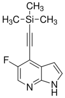 5-Fluoro-4-((trimethylsilyl)ethynyl)-1H-pyrrolo[2,3-b]pyridine