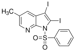 2,3-Diiodo-5-methyl-1-(phenylsulfonyl)-1H-pyrrolo[2,3-b]pyridine