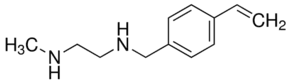4-[N-(Methylaminoethyl)aminomethyl]styrene