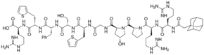 Nα-Adamantaneacetyl-D-Arg-[Hyp3, Thi5,8, D-Phe7]-Bradykinin