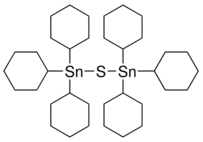 Bis(tricyclohexyltin(IV)) sulfide