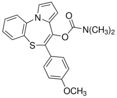 5-(4-Methoxyphenyl)pyrrolo[2,1-d][1,5]benzothiazepin-4-ol N,N-dimethylcarbamate