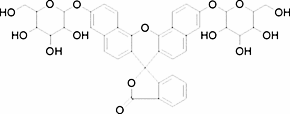 Naphthofluorescein di-(β-D-galactopyranoside)