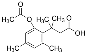3-(2-Acetoxy-4,6-dimethylphenyl)-3-methylbutyric acid