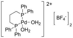 Diaqua[1,3-bis(diphenylphosphino)propane]palladium(II) bis(tetrafluoroborate)