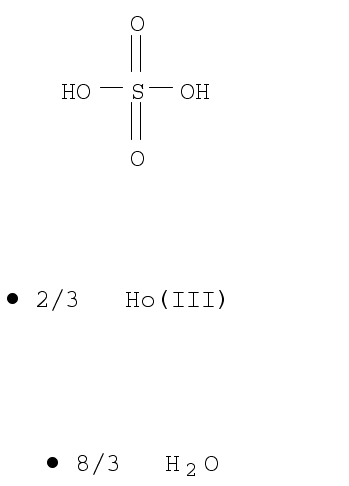 Holmium(III) sulfate octahydrate