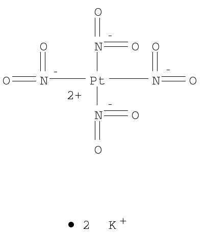 Potassium tetranitroplatinate(II)