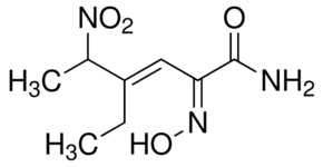 (±)-(E)-4-Ethyl-2-[(E)-hydroxyimino]-5-nitro-3-hexenamide