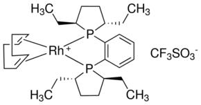 1,2-Bis[(2S,5S)-2,5-diethylphospholano]benzene(1,5-cyclooctadiene)rhodium(I) trifluoromethanesulfonate