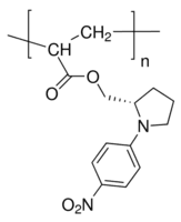 Poly [[(S)-1-(4-nitrophenyl)-2-pyrrolidinemethyl]acrylate]