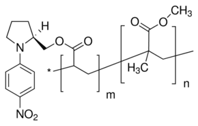 Poly[((S)-(−)-1-(4-nitrophenyl)-2-pyrrolidinemethyl)acrylate-co-methyl methacrylate]