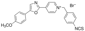 N-(4-Isothiocyanatobenzyl)-4-[5-(4-methoxyphenyl)-2-oxazolyl]pyridinium bromide
