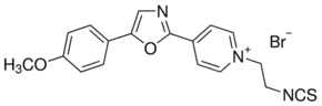 1-(2-Isothiocyanatoethyl)-4-[5-(4-methoxyphenyl)-2-oxazolyl]pyridinium bromide