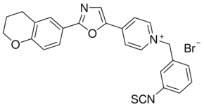1-(3-Isothiocyanatobenzyl)-4-[2-(3,4-dihydro-2H-1-benzopyran-6-yl)-5-oxazolyl]pyridinium bromide