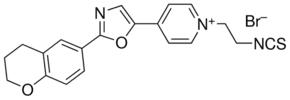 1-(2-Isothiocyanatoethyl)-4-[2-(3,4-dihydro-2H-1-benzopyran-6-yl)-5-oxazolyl]pyridinium bromide