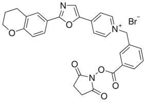 1-[3-(Succinimidyloxycarbonyl)benzyl]-4-[2-(3,4-dihydro-2H-1-benzopyran-6-yl)-5-oxazolyl]pyridinium bromide