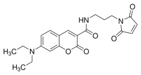7-Diethylamino-3-[N-(3-maleimidopropyl)carbamoyl]coumarin