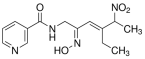 (±)-(E)-4-Ethyl-2-[(Z)-hydroxyimino]-5-nitro-3-hexen-1-yl-nicotinamide