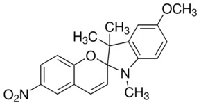 1′,3′-Dihydro-5′-methoxy-1′,3′,3′-trimethyl-6-nitrospiro[2H-1-benzopyran-2,2′-(2H)-indole]