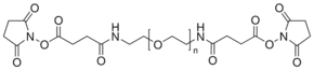 O,O′-Bis[2-(N-Succinimidyl-succinylamino)ethyl]polyethylene glycol