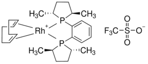 1,2-Bis[(2R,5R)-2,5-dimethylphospholano]benzene(cyclooctadiene)rhodium(I) trifluoromethanesulfonate
