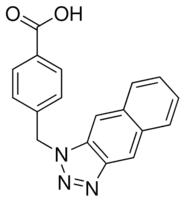 4-[(1-Naphtho[2,3-d]triazol-1-yl)methyl]benzoic acid