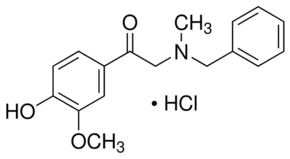 2-(Benzylmethylamino)-4′-hydroxy-3′-methoxyacetophenone hydrochloride