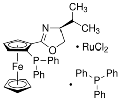(S)-2-[(SP)-2-(Diphenylphosphino)ferrocenyl]-4-isopropyl-2-oxazoline triphenylphosphine ruthenium(II) dichloride Complex