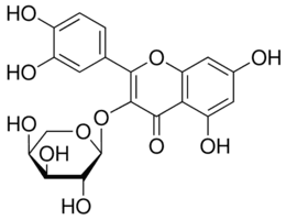 Quercetin 3-O-α-L-arabinopyranoside