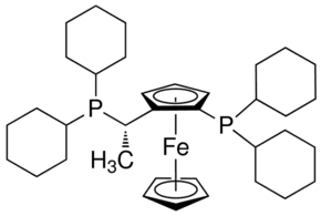 (S)-1-[(RP)-2-(Dicyclohexylphosphino)ferrocenyl]ethyldicyclohexylphosphine
