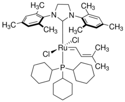 Dichloro[1,3-bis(2,4,6-trimethylphenyl)-2-imidazolidinylidene](3-methyl-2-butenylidene) (tricyclohexylphosphine)ruthenium(II)