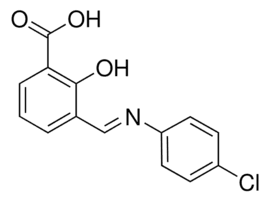 3-[(4-Chlorophenyl)iminomethyl]salicylic acid