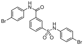 N-(4-Bromophenyl)-3-[[(4-bromophenyl)amino]sulfonyl]benzamide