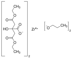 Zirconium(IV) bis(diethyl citrato)dipropoxide