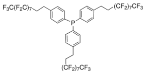 Tris[4-(3,3,4,4,5,5,6,6,7,7,8,8,9,9,10,10,10-heptadecafluorodecyl)phenyl]phosphine
