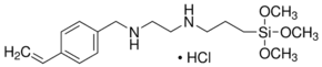 N-[3-(Trimethoxysilyl)propyl]-N′-(4-vinylbenzyl)ethylenediamine hydrochloride solution
